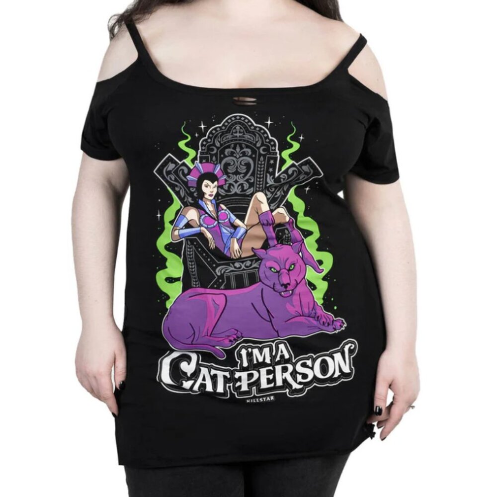 KILLSTAR x Skeletor/Masters Of The Universe MOTU Cat Lady Plus Size Top 3XL NEW